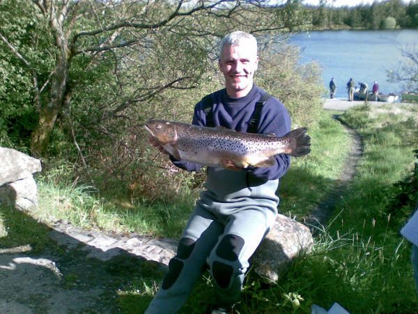 Willie Darragh with a superb trout